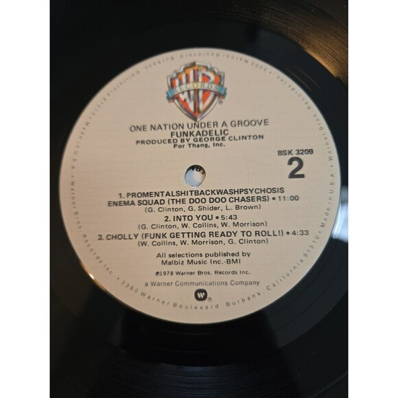 "One Nation Under a Groove," released in 1978 by Warner Bros. Records - Picture 10 of 11